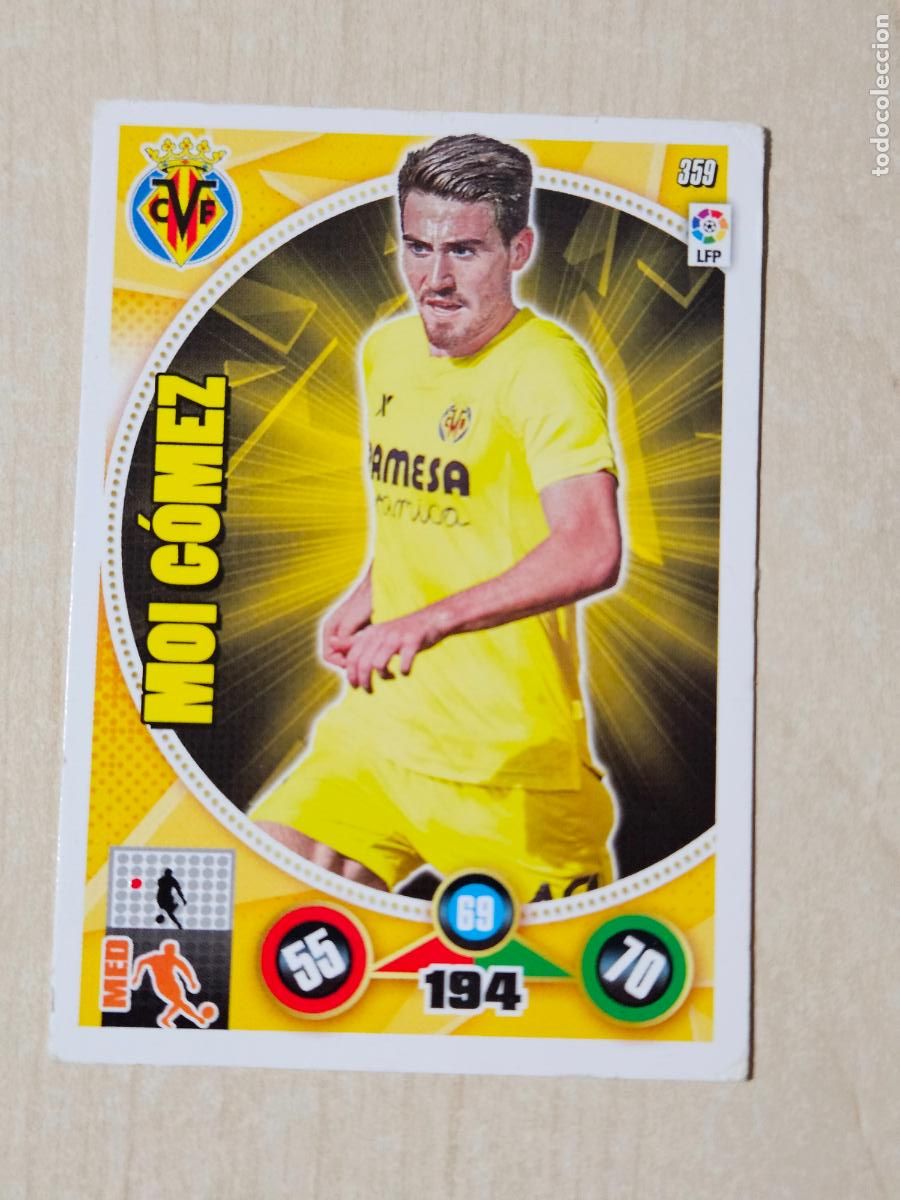 Cromos de f&uacute;tbol: FICHA N&ordm; 359 MOI GOMEZ - ADRENALYN 14 15 - PANINI 2014 - 15 - CROMO - VILLARREAL