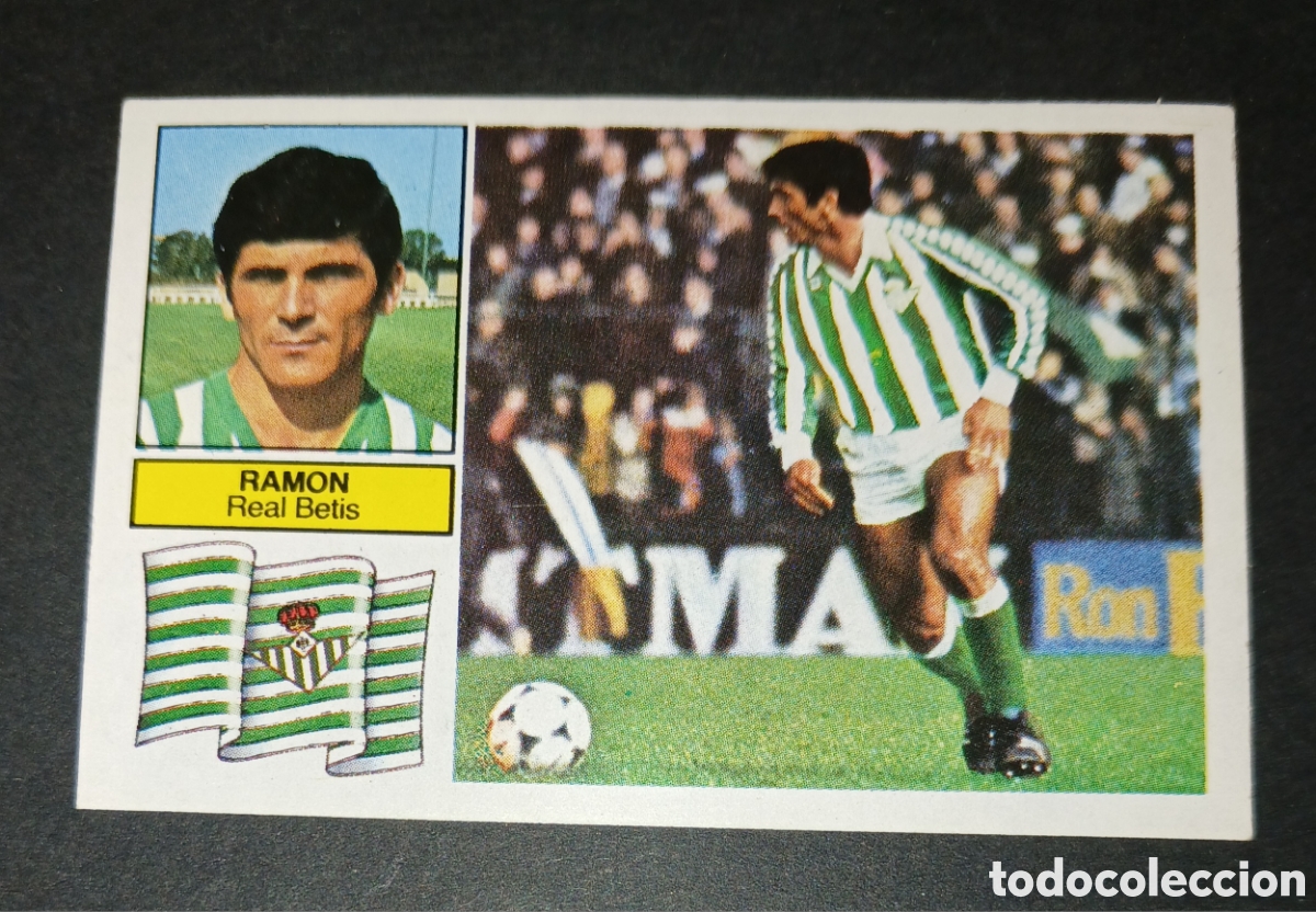 Figurine di Calcio: Cromo Ram&oacute;n Real Betis Ediciones Este Liga 1982-1983 (82-83) Nunca Pegado Sin Pegar