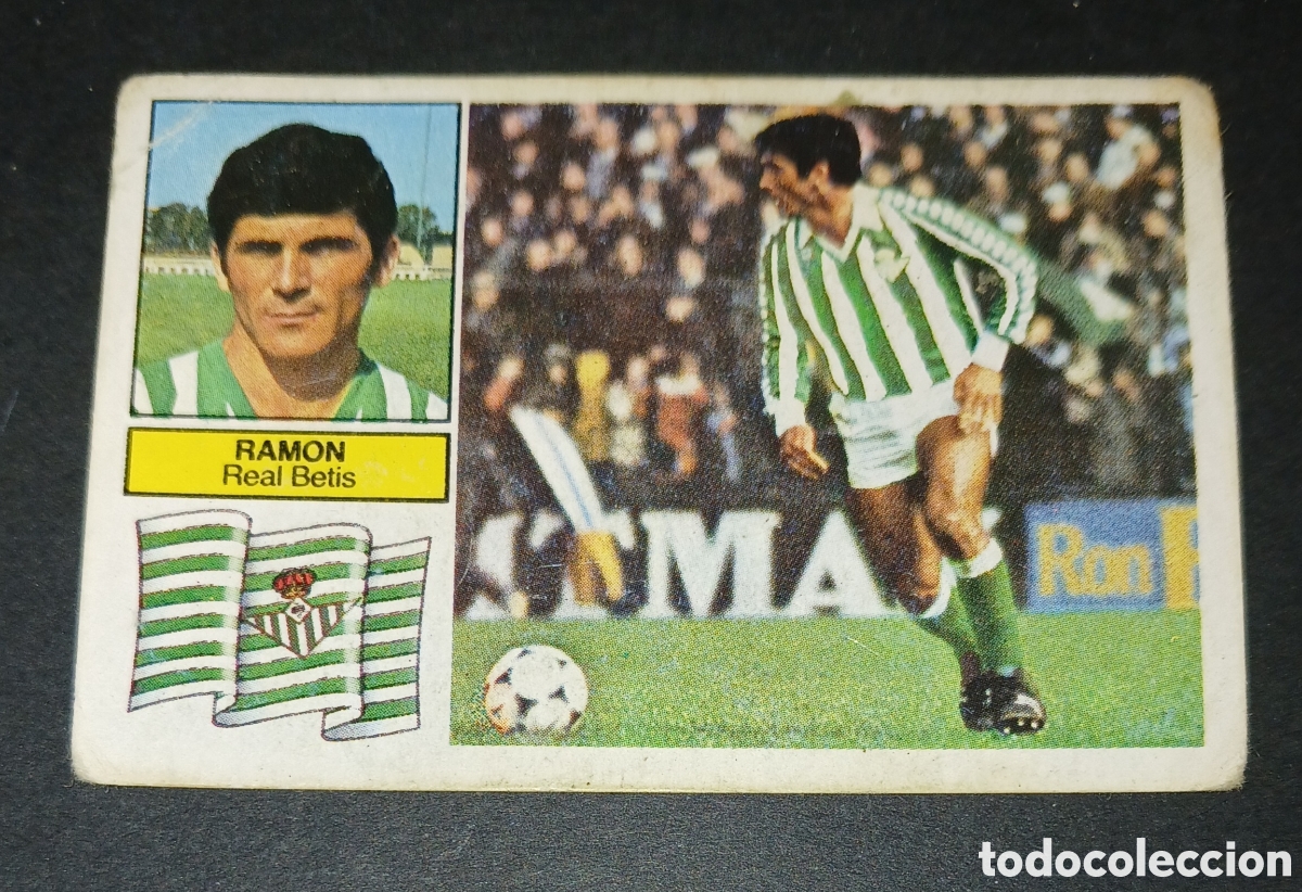 Cromos de f&uacute;tbol: Cromo Ram&oacute;n Real Betis Ediciones Este Liga 1982-1983 (82-83) Nunca Pegado Sin Pegar