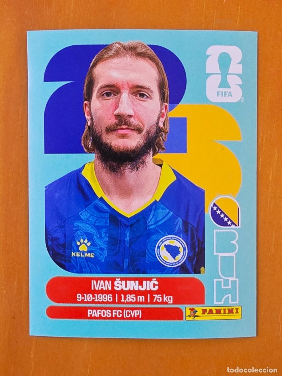 Cromos de f&uacute;tbol: BIH 11 Ivan &Scaron;unjić, Bosnia & Herzegovina, Panini FIFA World Cup Mundial 2026 Sticker