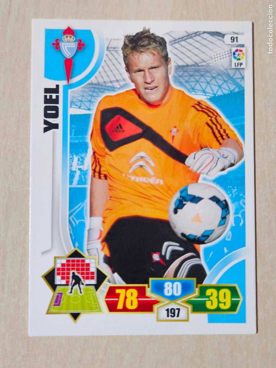 Figurine di Calcio: FICHA N&ordm; 91 YOEL - ADRENALYN 13 14 - PANINI 2013 -14 - CROMO - REAL CELTA