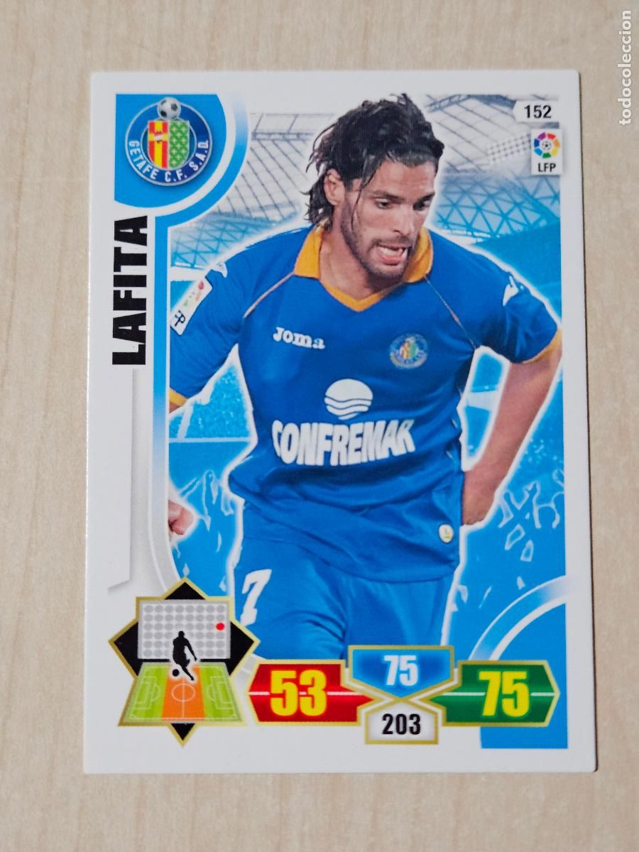 Cromos de f&uacute;tbol: FICHA N&ordm; 152 LAFITA - ADRENALYN 13 14 - PANINI 2013 -14 - CROMO - GETAFE