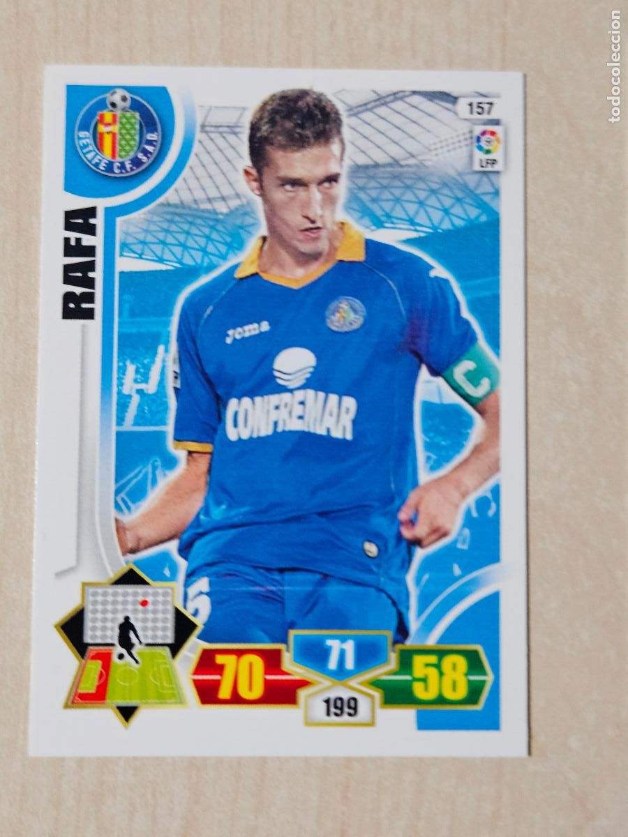 Cromos de f&uacute;tbol: FICHA N&ordm; 157 RAFA - ADRENALYN 13 14 - PANINI 2013 -14 - CROMO - GETAFE