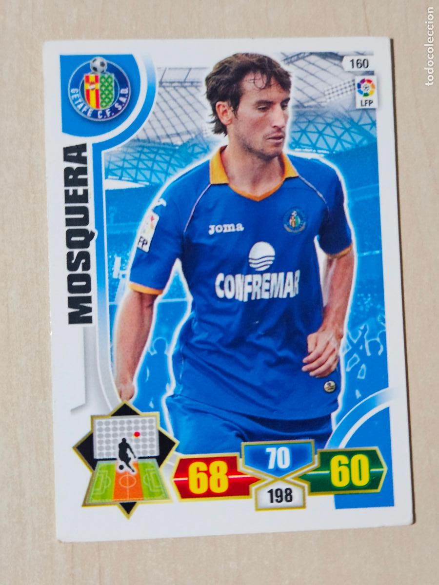 Cromos de f&uacute;tbol: FICHA N&ordm; 160 MOSQUERA - ADRENALYN 13 14 - PANINI 2013 -14 - CROMO - GETAFE