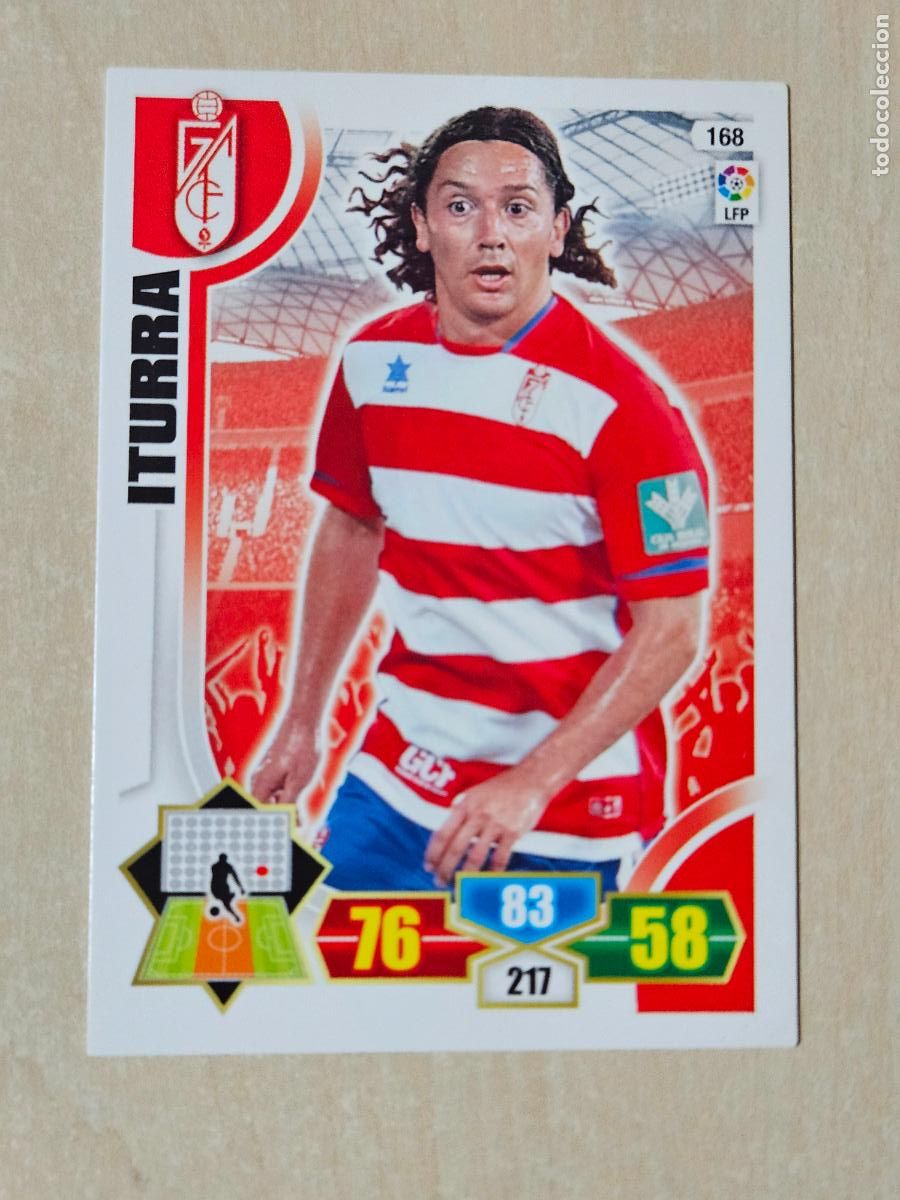 Cromos de f&uacute;tbol: FICHA N&ordm; 168 ITURRA - ADRENALYN 13 14 - PANINI 2013 -14 - CROMO - GRANADA