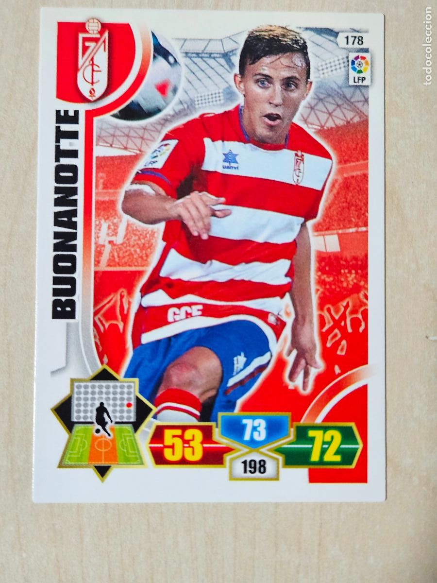 Cromos de f&uacute;tbol: FICHA N&ordm; 178 BUENANOTTE - ADRENALYN 13 14 - PANINI 2013 -14 - CROMO - GRANADA