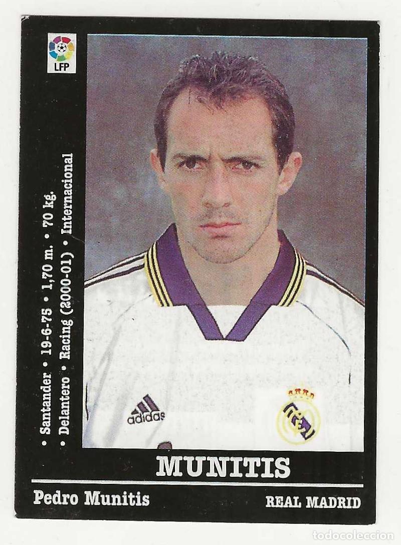 Cromos de f&uacute;tbol: PANINI -- LIGA 2000-2001 -- REAL MADRID -- ULT. FICHAJE MUNITIS
