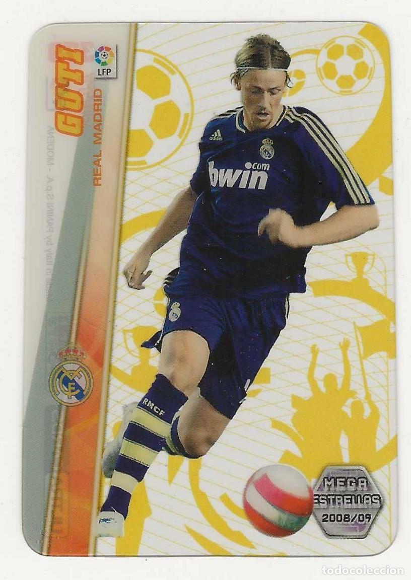 Cromos de f&uacute;tbol: PANINI --MEGAESTRELLAS 2008-09 -- GUTI
