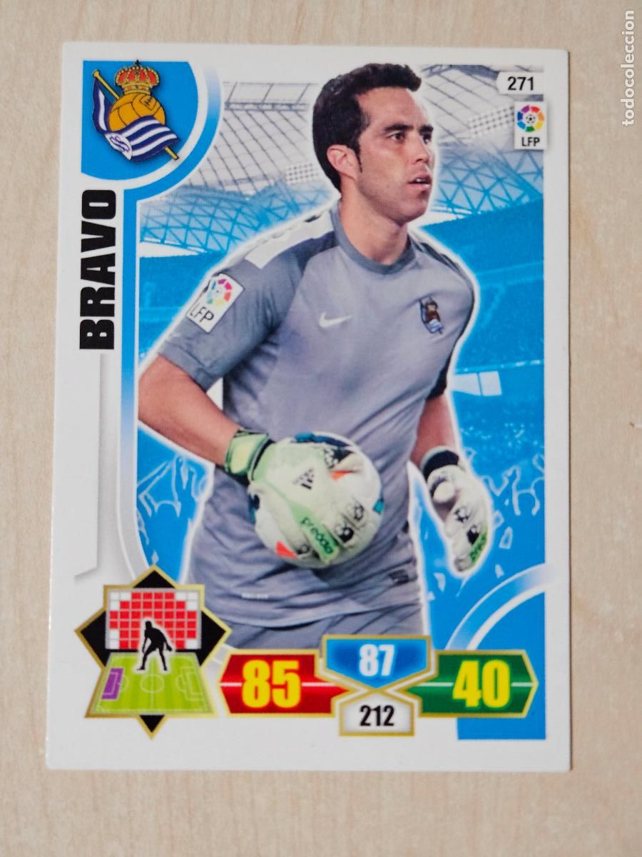 Cromos de f&uacute;tbol: FICHA N&ordm; 271 BRAVO - ADRENALYN 13 14 - PANINI 2013 -14 - CROMO - REAL SOCIEDAD