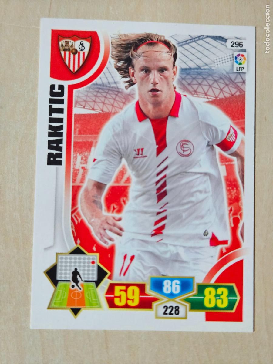 Cromos de f&uacute;tbol: FICHA N&ordm; 296 RAKITIC - ADRENALYN 13 14 - PANINI 2013 -14 - CROMO - SEVILLA