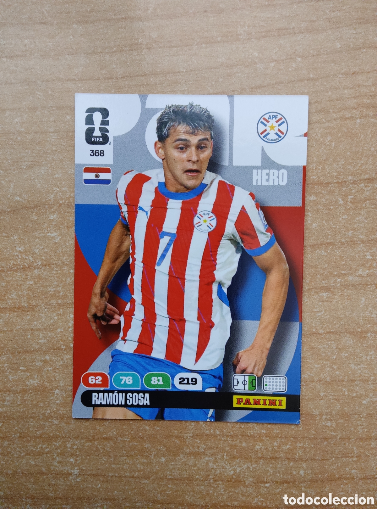 Cromos de f&uacute;tbol: 368 RAMON SOSA PARAGUAY ADRENALYN XL MUNDIAL 2026