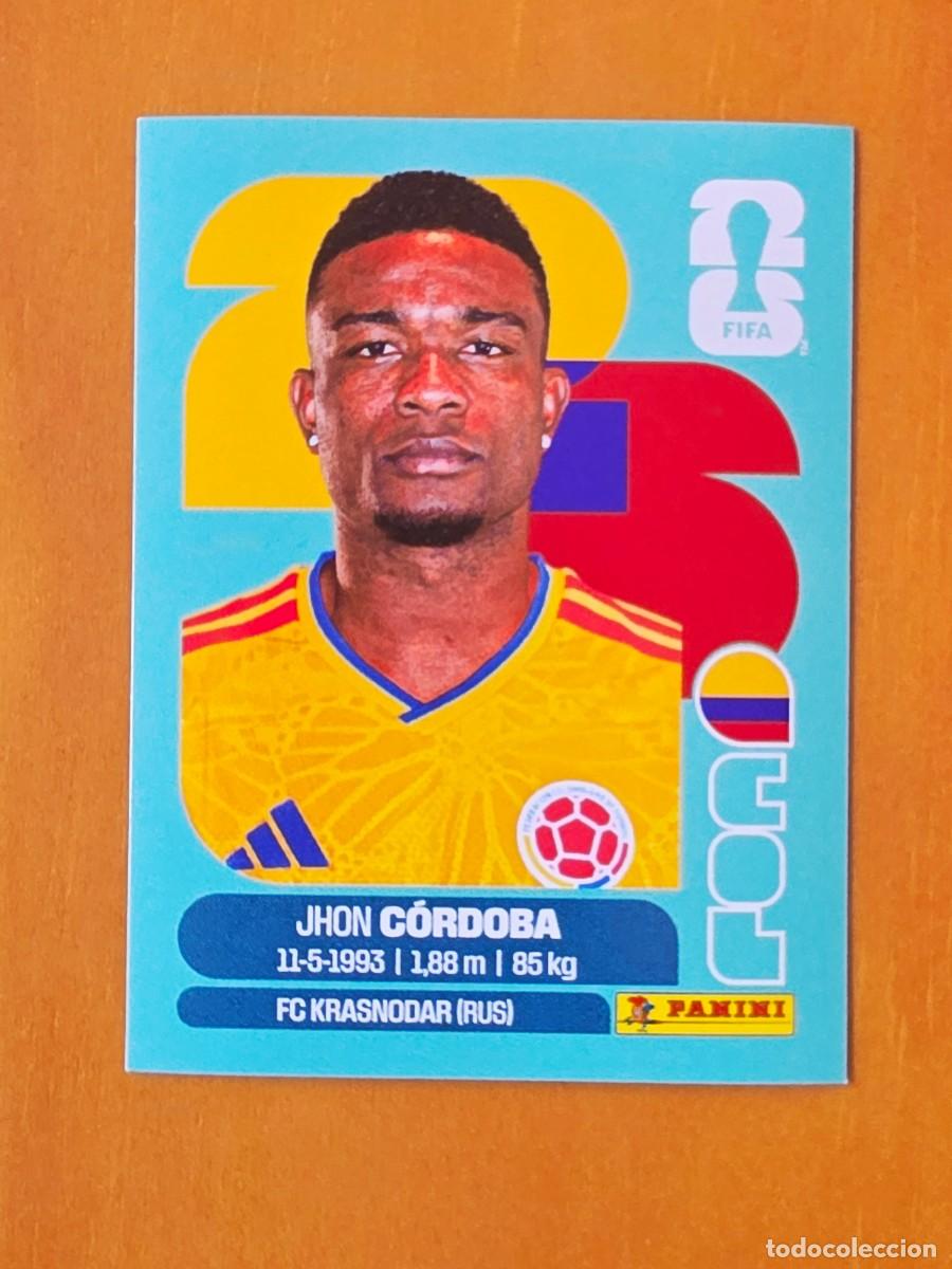 Cromos de f&uacute;tbol: COL 18 Jhon C&oacute;rdoba, Colombia, Panini FIFA World Cup Mundial 2026 Sticker