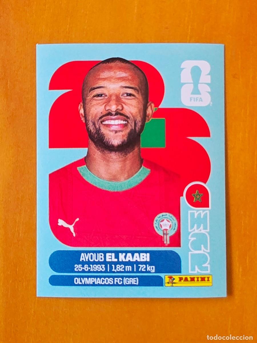Cromos de f&uacute;tbol: MAR 20 Ayoub El Kaabi, Marruecos, Panini FIFA World Cup Mundial 2026 Sticker
