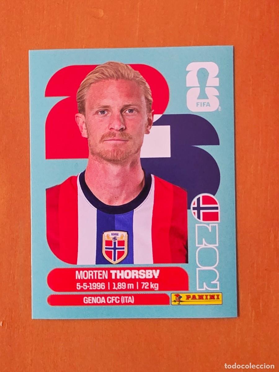 Cromos de f&uacute;tbol: NOR 9 Morten Thorsby, Noruega, Panini FIFA World Cup Mundial 2026 Sticker
