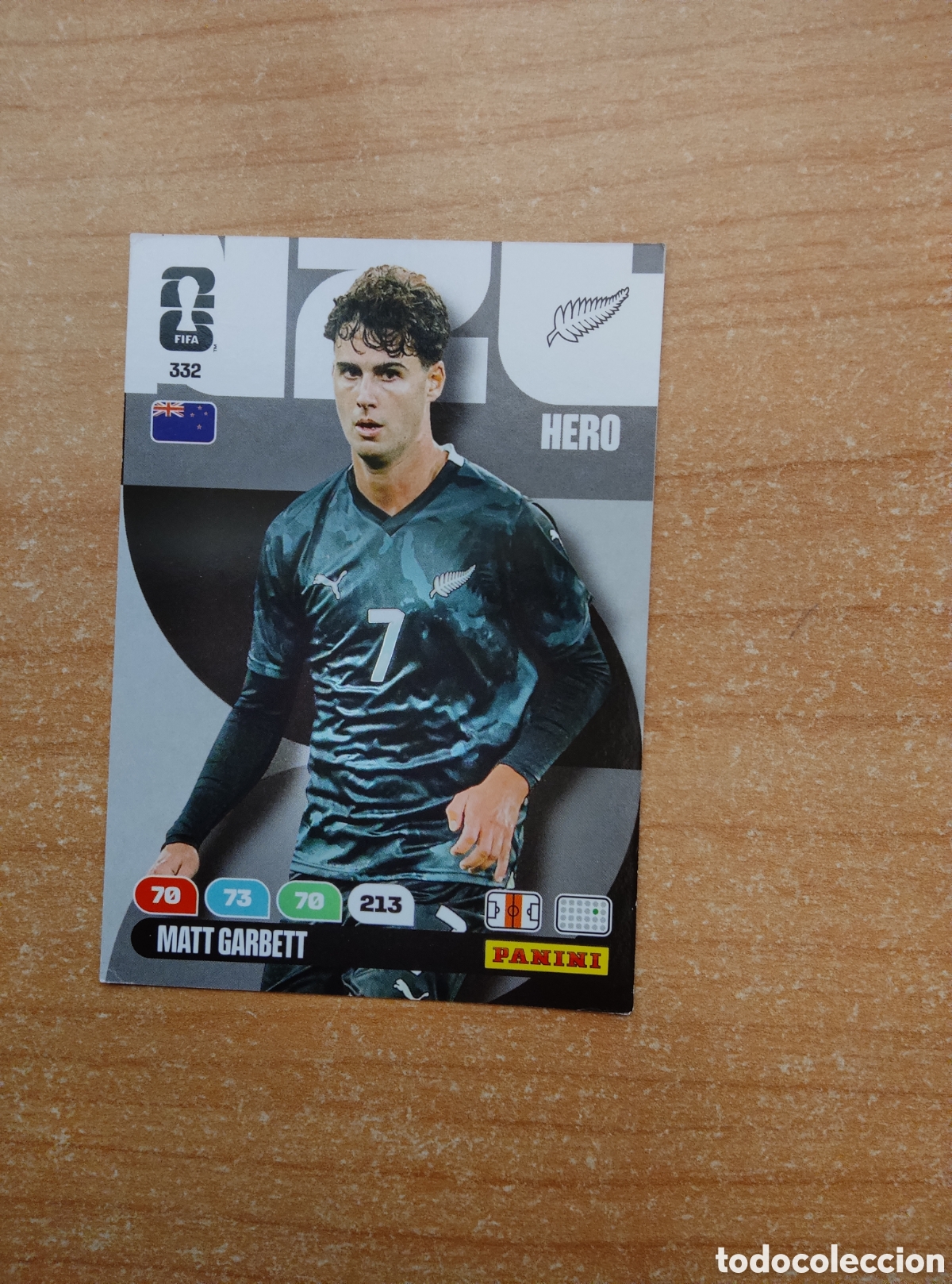Cromos de f&uacute;tbol: 332 MATT GARBETT NUEVA ZELANDA ADRENALYN XL MUNDIAL 2026