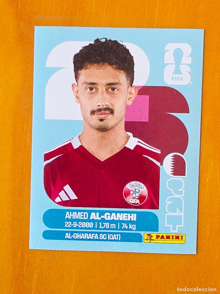 Cromos de f&uacute;tbol: QAT 19 Ahmed Al-Ganehi, Catar Qatar, Panini FIFA World Cup Mundial 2026 Sticker