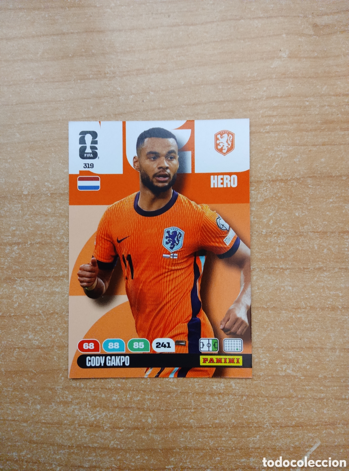 Cromos de f&uacute;tbol: 319 CODY GAKPO PAISES BAJOS ADRENALYN XL MUNDIAL 2026