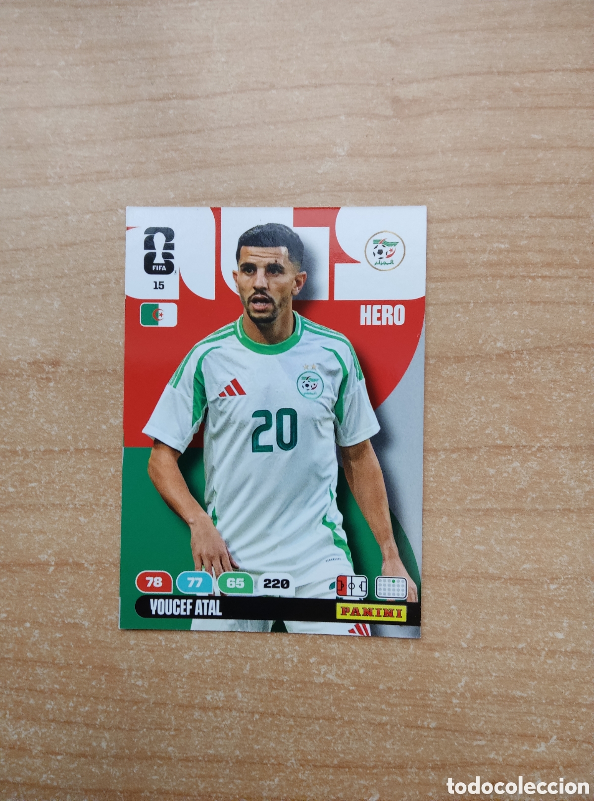 Cromos de f&uacute;tbol: 15 YOUCEF ATAL ARGELIA ADRENALYN XL MUNDIAL 2026