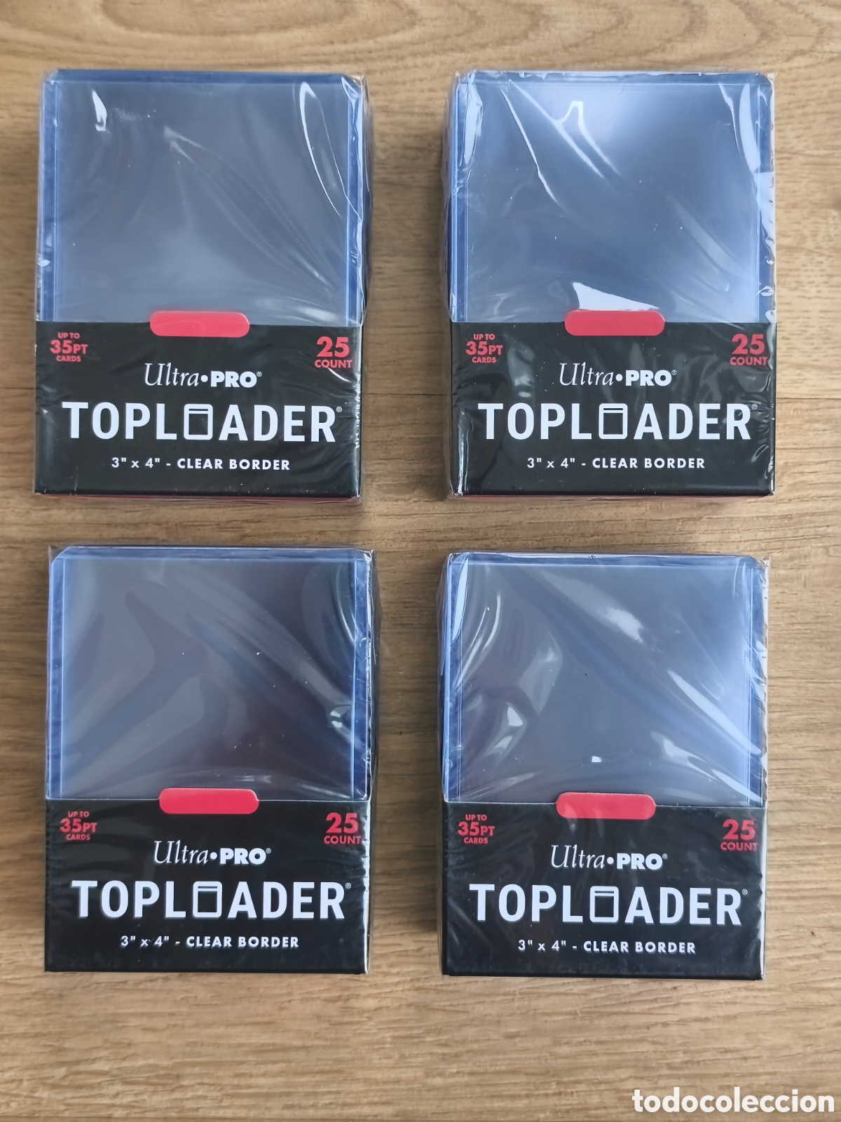 Cromos de f&uacute;tbol: Lote 100 Toploader ultra pro