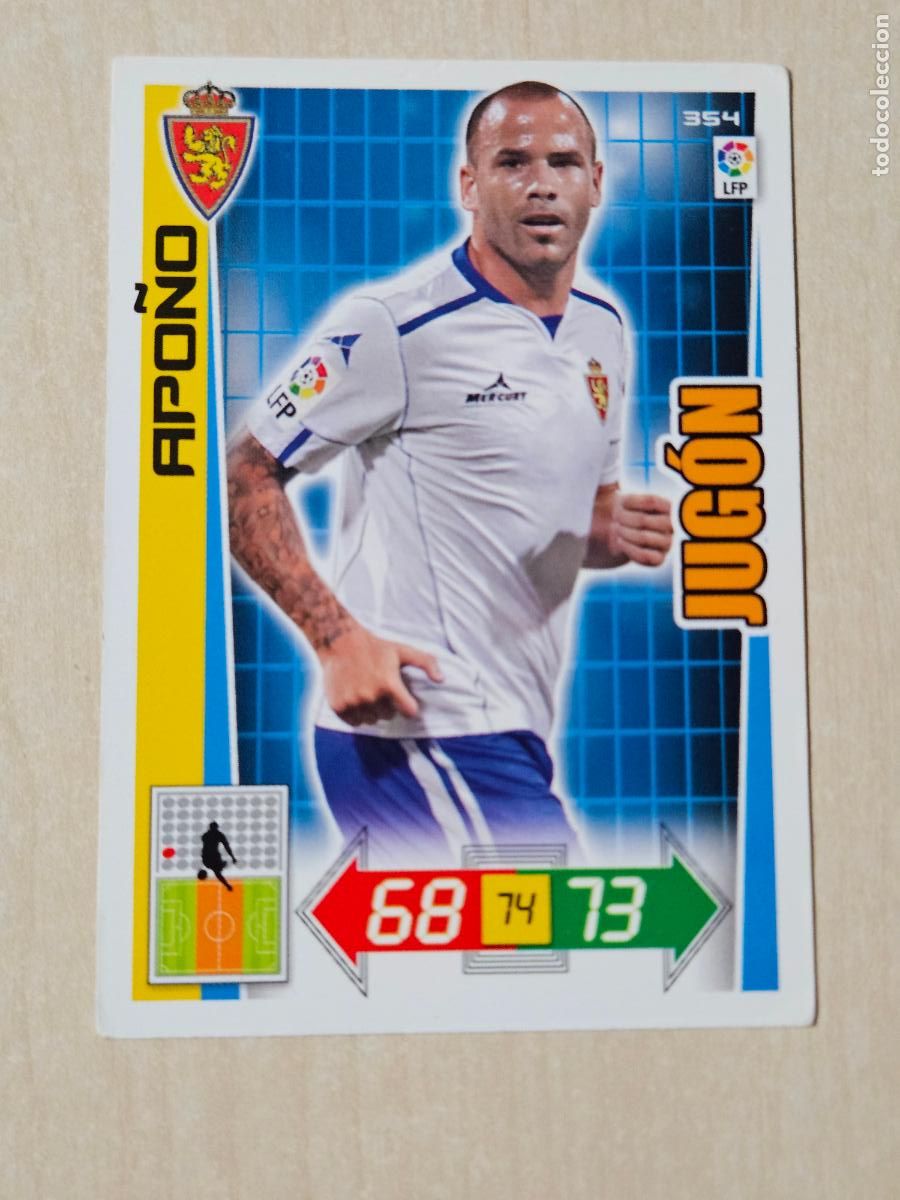 Cromos de f&uacute;tbol: FICHA N&ordm; 354 APO&Ntilde;O - ADRENALYN 12 13 - PANINI 2012 -13 - CROMO - REAL ZARAGOZA