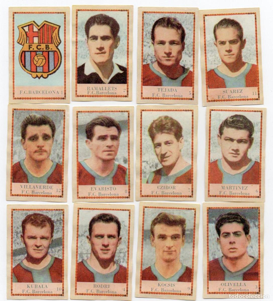 Cromos de f&uacute;tbol: barcelona 1959, de chocolates torras,