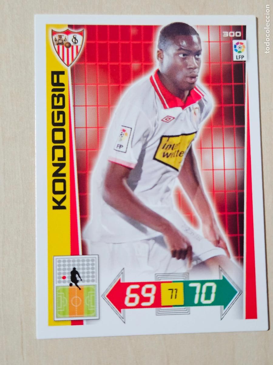 Figurine di Calcio: FICHA N&ordm; 300 KONDOGBIA - ADRENALYN 12 13 - PANINI 2012 -13 - CROMO - SEVILLA