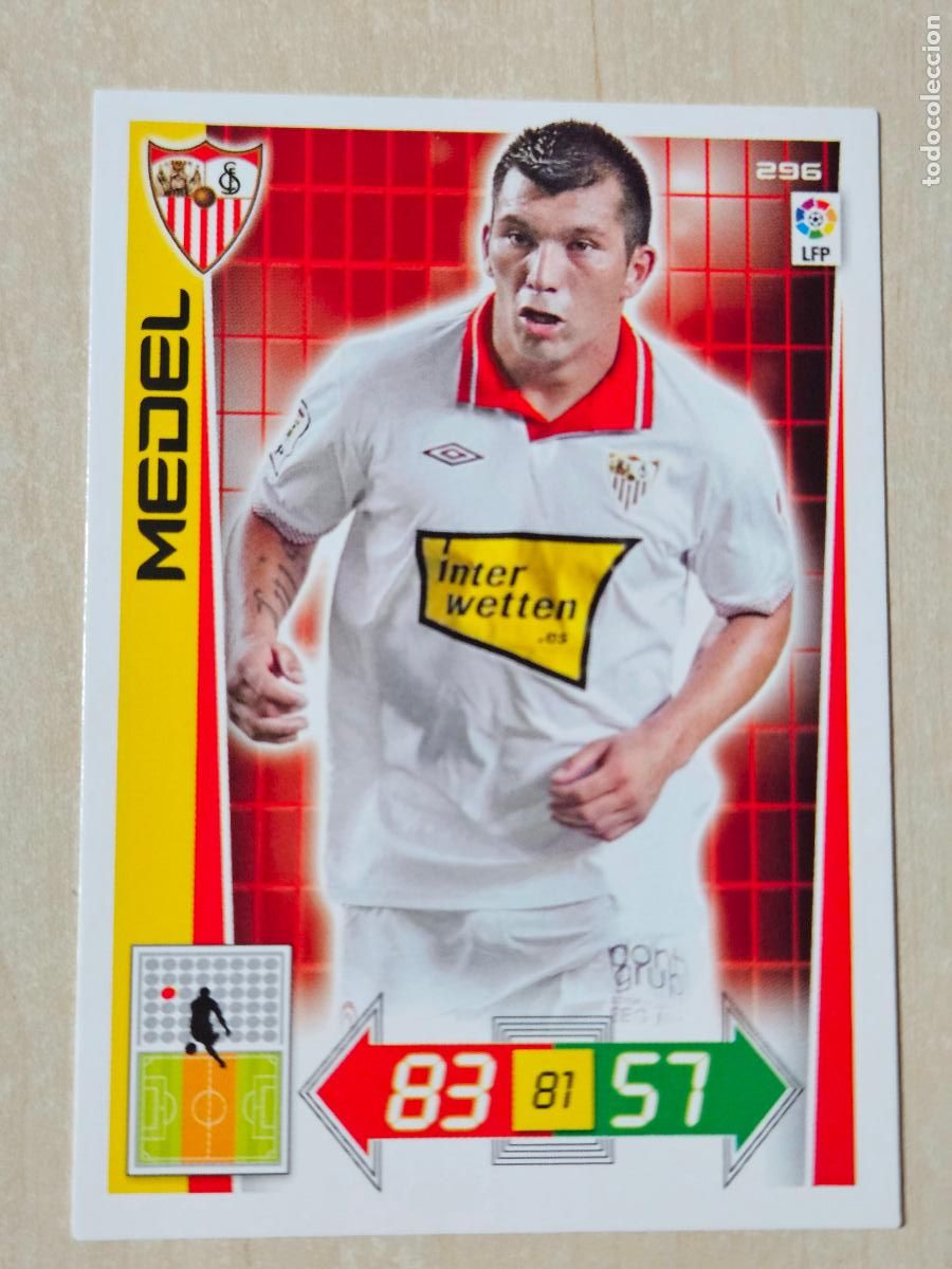 Figurine di Calcio: FICHA N&ordm; 296 MEDEL - ADRENALYN 12 13 - PANINI 2012 -13 - CROMO - SEVILLA