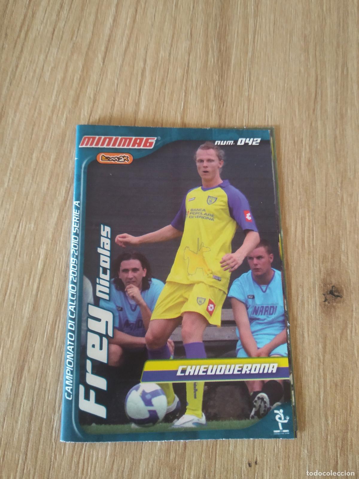 Figurine di Calcio: 42 NICOLAS FREY CHIEVO VERONA MINIMAG 2009-2010 FUTBOL LIGA ITALIA SERIE A CALCIATORI 09-10