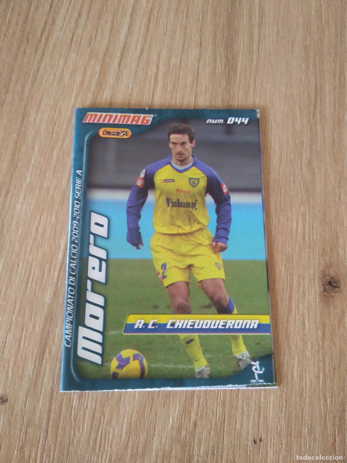 Figurine di Calcio: 44 MORERO CHIEVO VERONA MINIMAG 2009-2010 FUTBOL LIGA ITALIA SERIE A CALCIATORI 09-10