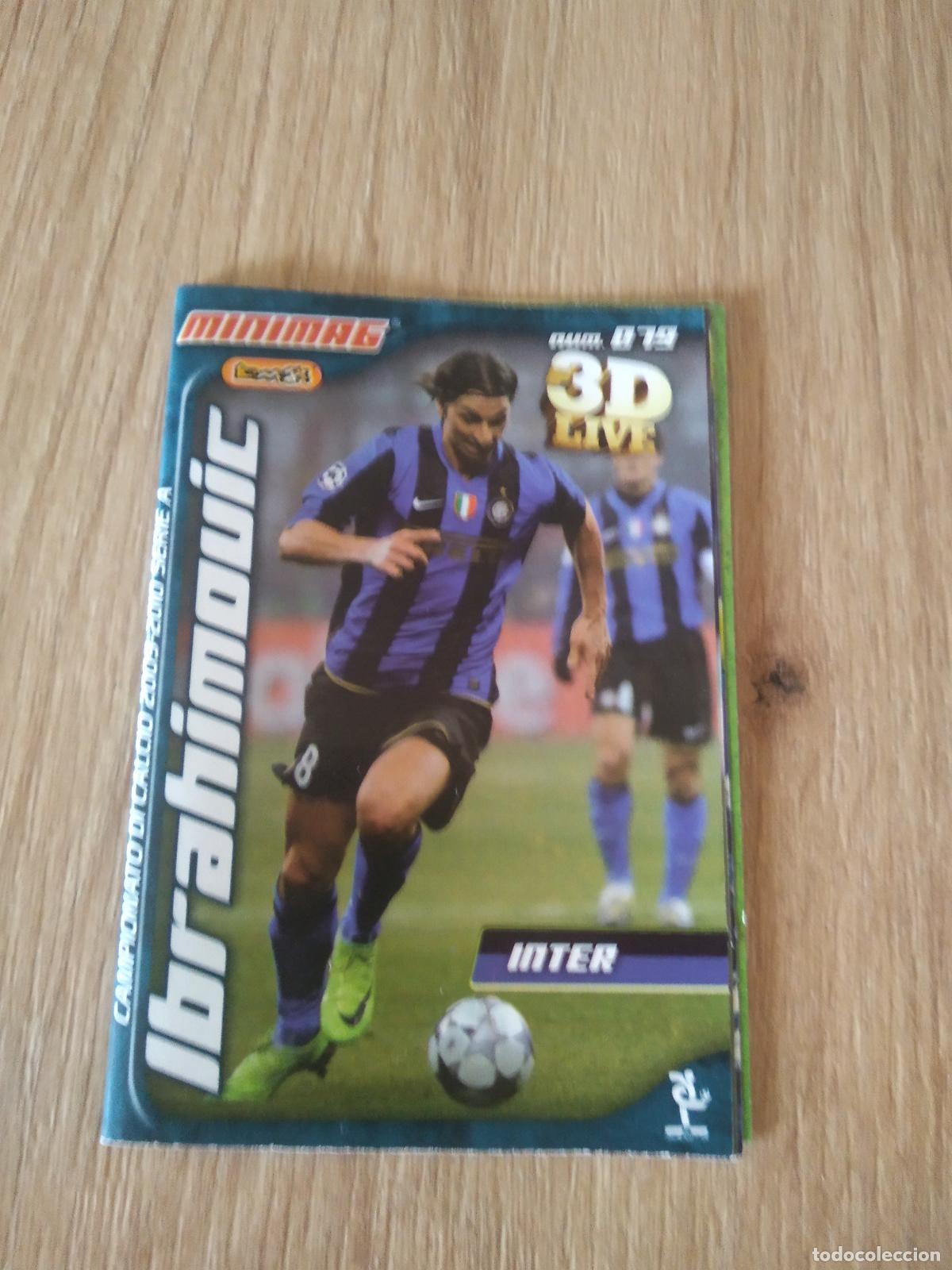 Cromos de f&uacute;tbol: 79 ZLATAN IBRAHIMOVIC INTER MILAN MINIMAG 2009-2010 FUTBOL LIGA ITALIA SERIE A CALCIATORI 09-10