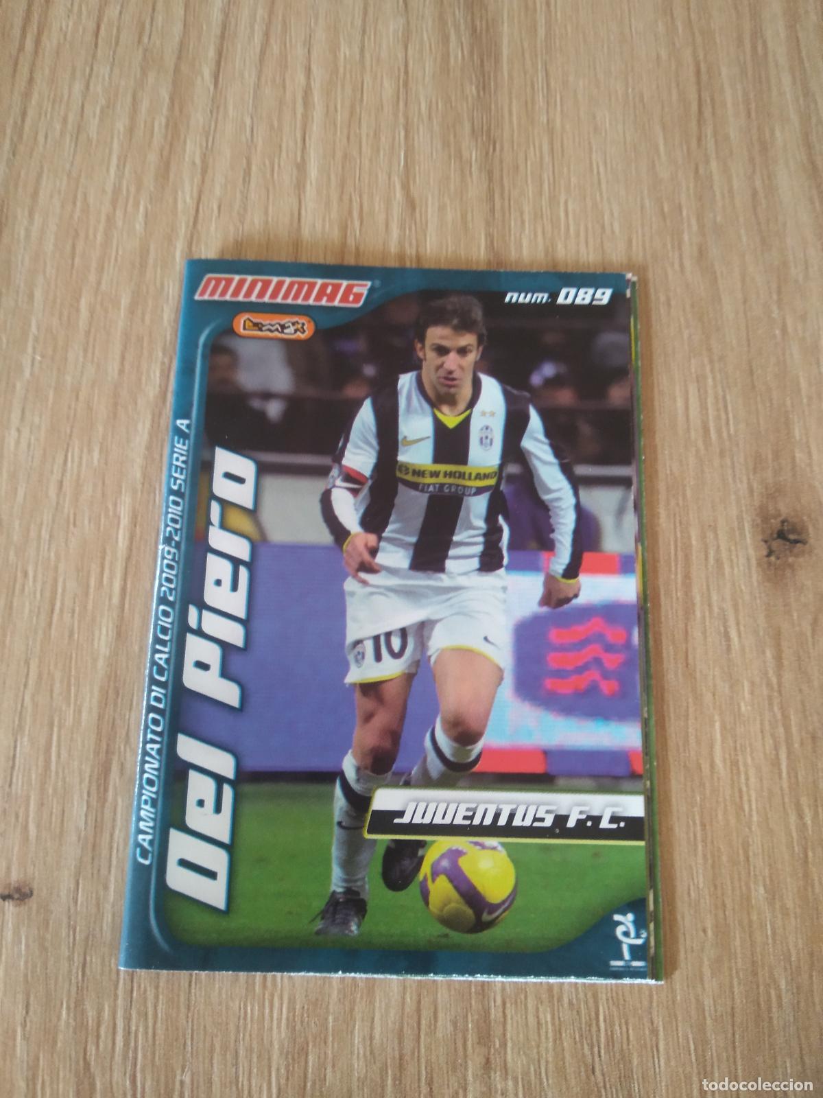 Cromos de f&uacute;tbol: 89 DEL PIERO JUVENTUS TURIN MINIMAG 2009-2010 FUTBOL LIGA ITALIA SERIE A CALCIATORI 09-10