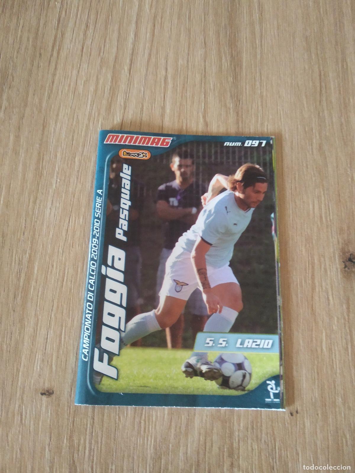 Cromos de f&uacute;tbol: 97 PASQUALE FOGGIA LAZIO MINIMAG 2009-2010 FUTBOL LIGA ITALIA SERIE A CALCIATORI 09-10