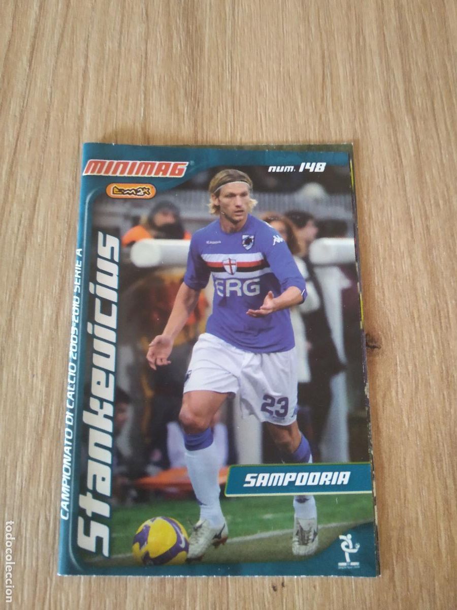 Cromos de f&uacute;tbol: 148 STANKEVICIUS SAMPDORIA MINIMAG 2009-2010 FUTBOL LIGA ITALIA SERIE A CALCIATORI 09-10