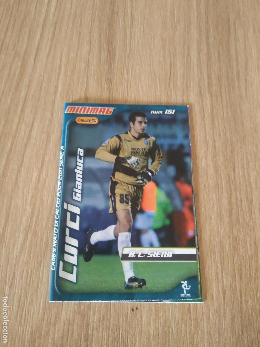 Cromos de f&uacute;tbol: 151 GIANLUCA CURCI SIENA MINIMAG 2009-2010 FUTBOL LIGA ITALIA SERIE A CALCIATORI 09-10