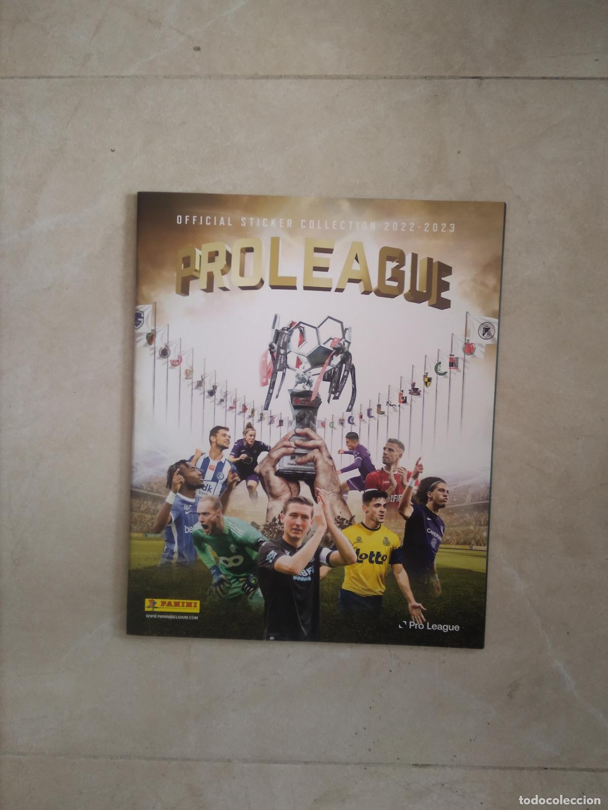 Cromos de f&uacute;tbol: ALBUM VACIO CROMO FUTBOL PANINI PRO LEAGUE 22-23 LIGA BELGICA 2022-2023