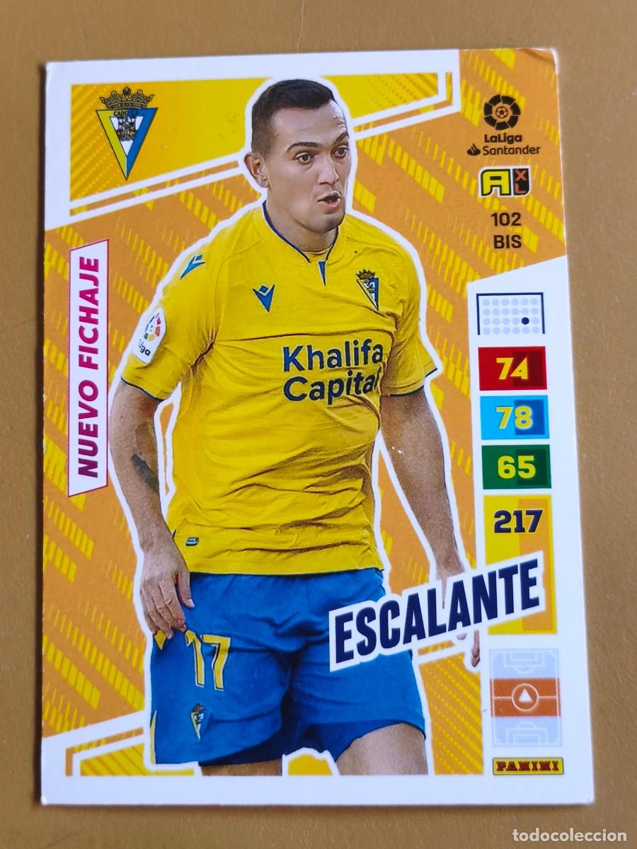 Cromos de f&uacute;tbol: escalante, 2022 23 nuevo fichaje