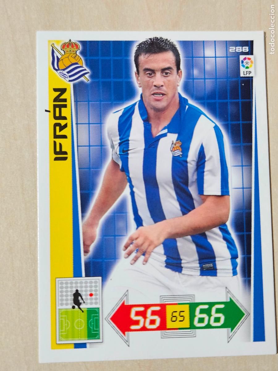 Figurine di Calcio: FICHA N&ordm; 288 IFRAN - ADRENALYN 12 13 - PANINI 2012 -13 - CROMO - REAL SOCIEDAD