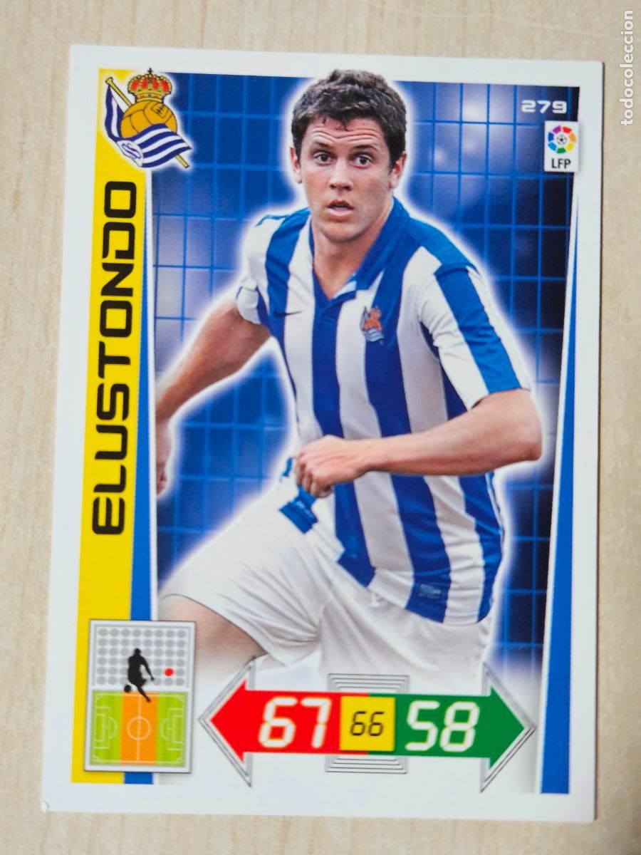 Cromos de f&uacute;tbol: FICHA N&ordm; 279 ELUSTONDO - ADRENALYN 12 13 - PANINI 2012 -13 - CROMO - REAL SOCIEDAD