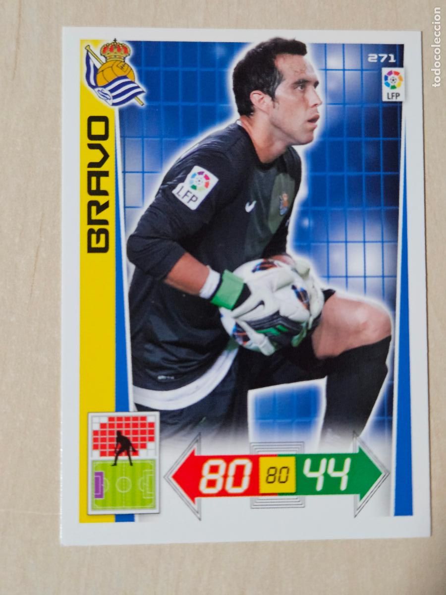 Cromos de f&uacute;tbol: FICHA N&ordm; 271 BRAVO - ADRENALYN 12 13 - PANINI 2012 -13 - CROMO - REAL SOCIEDAD