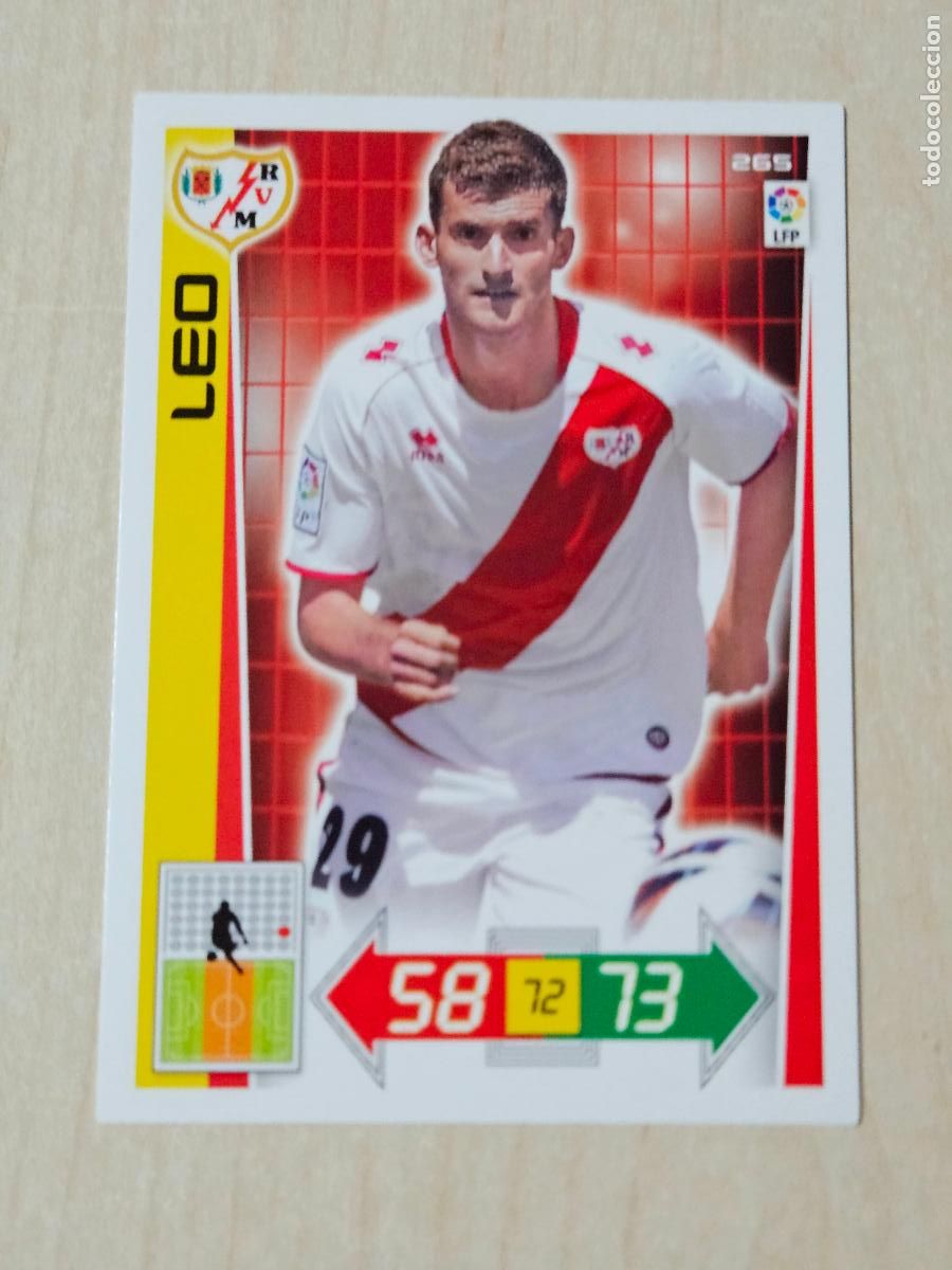 Cromos de f&uacute;tbol: FICHA N&ordm; 265 LEO - ADRENALYN 12 13 - PANINI 2012 -13 - CROMO - RAYO VALLECANO