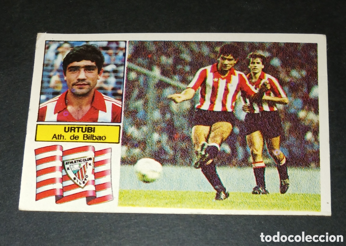Cromos de f&uacute;tbol: Cromo Urtubi Athletic de Bilbao &Uacute;ltimo Fichaje 28 Ediciones Este Liga 1982-1983 (82-83) Nunca Pegado