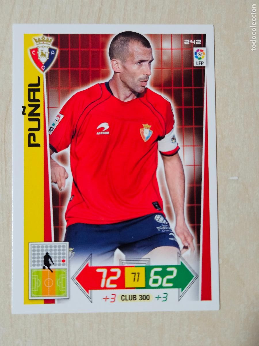 Cartes &agrave; collectionner de Football: FICHA N&ordm; 242 PU&Ntilde;AL - ADRENALYN 12 13 - PANINI 2012 -13 - CROMO - OSASUNA