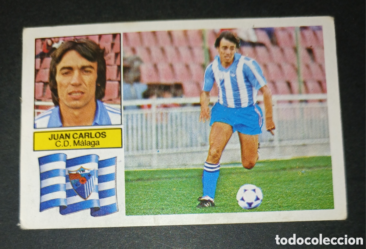 Cartes &agrave; collectionner de Football: Cromo Juan Carlos CD Malaga Ediciones Este Liga 1982-1983 (82-83) Nunca Pegado Sin Pegar