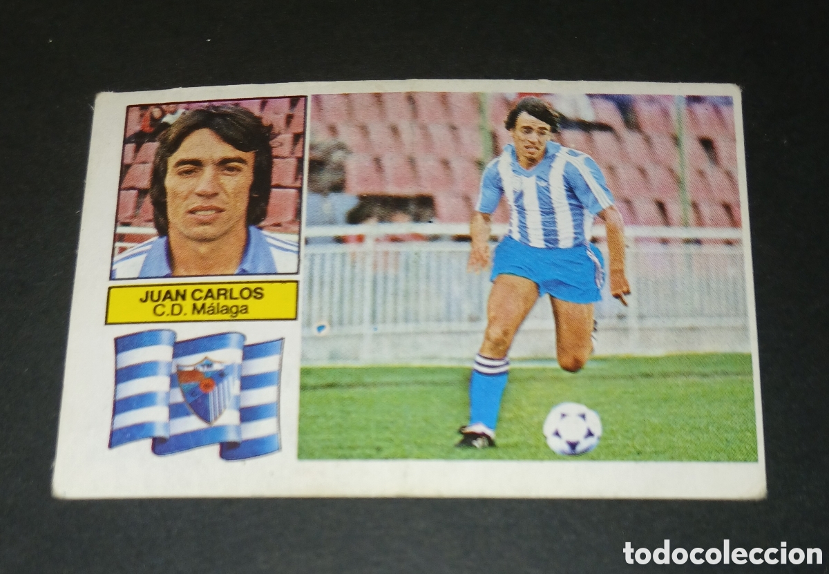 Football Stickers: Cromo Juan Carlos CD Malaga Ediciones Este Liga 1982-1983 (82-83) Nunca Pegado Sin Pegar