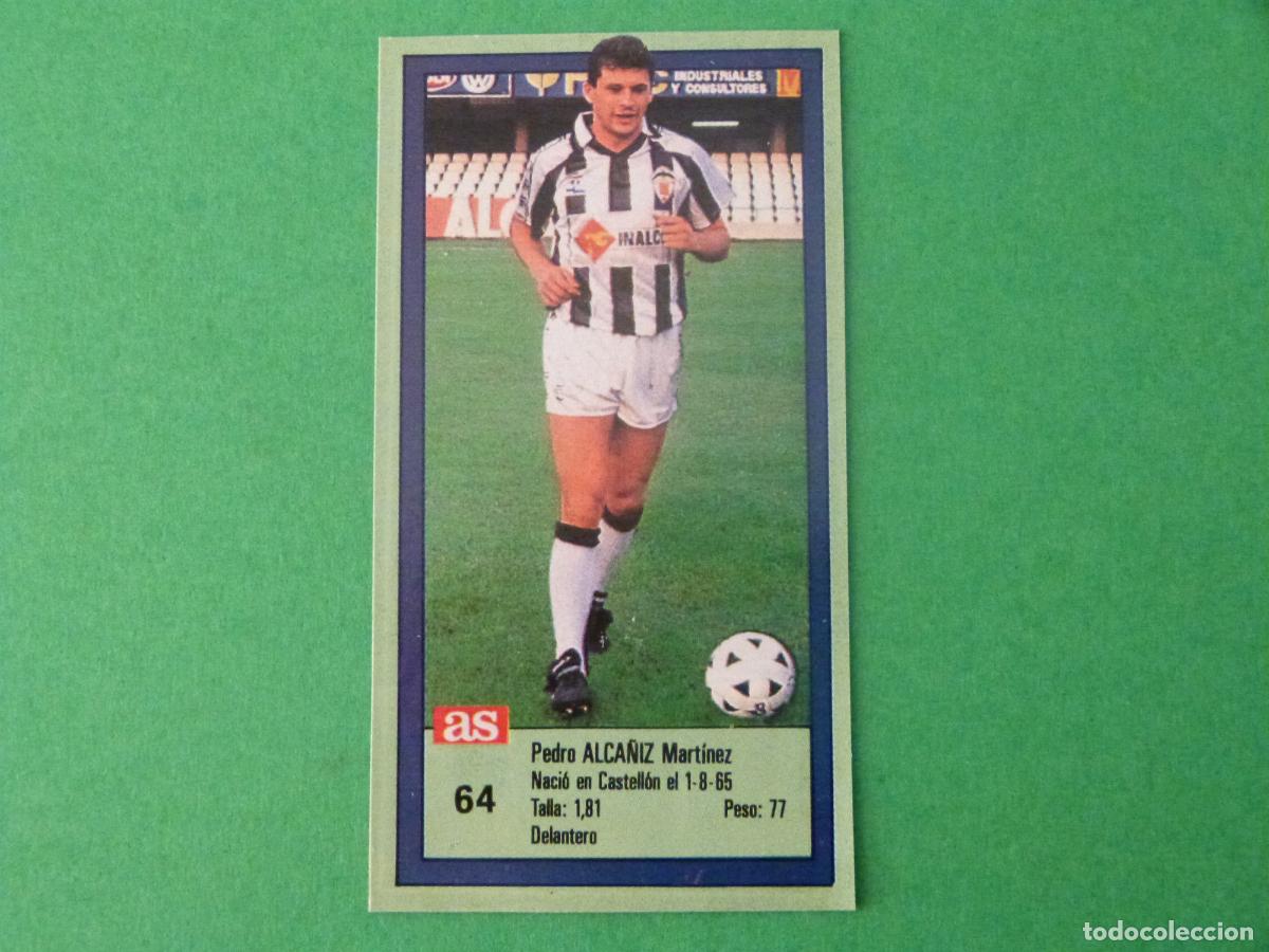 Figurine di Calcio: CROMO FUTBOL ALCA&Ntilde;IZ C.D.CASTELLON RECORTADO N&ordm; 64 ASES DE LA LIGA 1989-1990/89-90 DIARIO AS