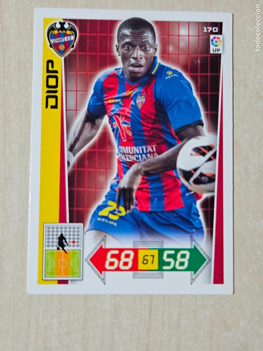 Figurine di Calcio: FICHA N&ordm; 170 DIOP - ADRENALYN 12 13 - PANINI 2012 -13 - CROMO - LEVANTE