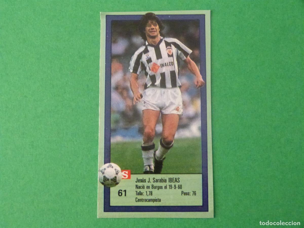 Cromos de f&uacute;tbol: CROMO FUTBOL IBEAS C.D.CASTELLON RECORTADO N&ordm; 61 ASES DE LA LIGA 1989-1990/89-90 DIARIO AS