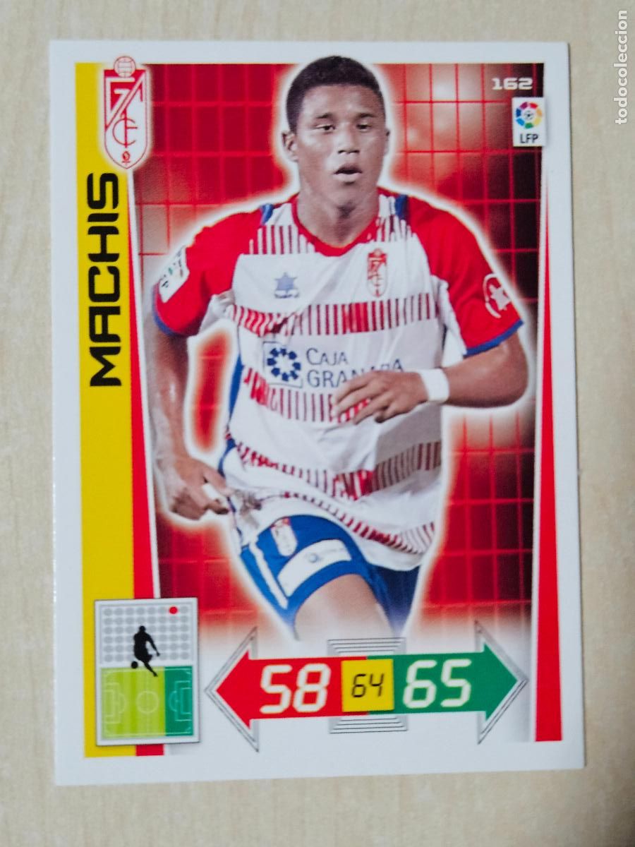 Cromos de f&uacute;tbol: FICHA N&ordm; 162 MACHIS - ADRENALYN 12 13 - PANINI 2012 -13 - CROMO - GRANADA