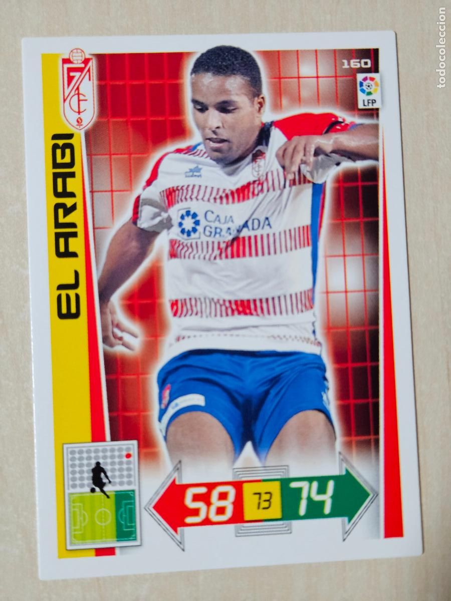 Cromos de f&uacute;tbol: FICHA N&ordm; 160 EL ARABI - ADRENALYN 12 13 - PANINI 2012 -13 - CROMO - GRANADA
