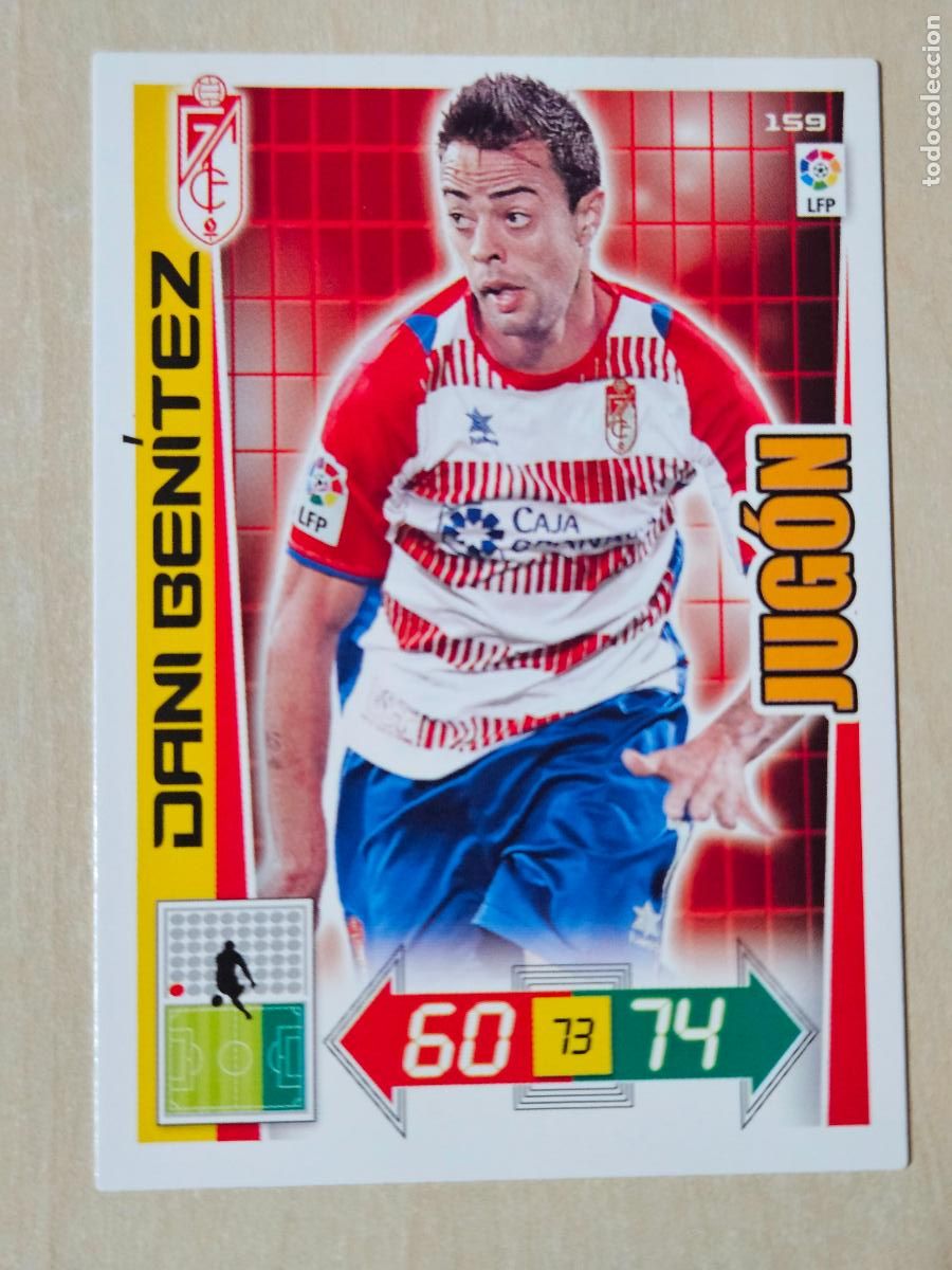 Cromos de f&uacute;tbol: FICHA N&ordm; 159 DANI BENITEZ - ADRENALYN 12 13 - PANINI 2012 -13 - CROMO - GRANADA